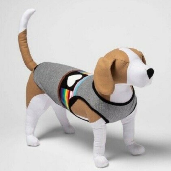 Boots & Barkley Dog Boots Barkley Pride Theme Dog Gray Pet Tee